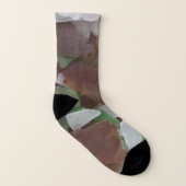 Sea Glass Beach Treasure Erde Toned Color Socken (Links - Innen)
