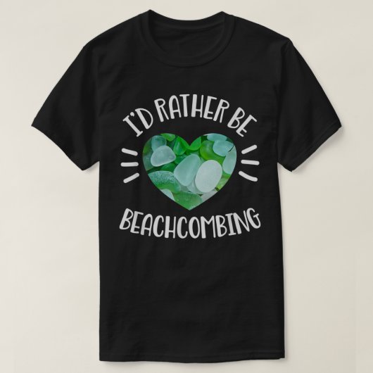 Sea Glass Beachcoming T-Shirt (Design vorne)