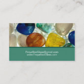 Sea Glass Beads Schmuckhandschuhversorgung Visitenkarte (Rückseite)