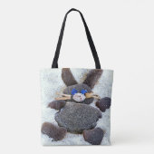 Sea glass bunny - Tasche (Rückseite)
