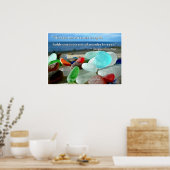 Sea Glass - Das Meer ist ein Zauber Poster (Küche)
