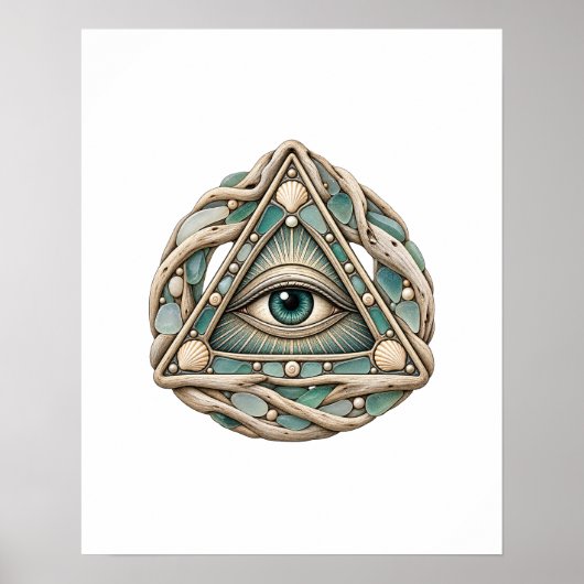 Sea Glass Eye Poster (Vorne)