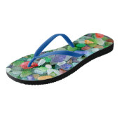 Sea Glass Flip Flops Badesandalen (Schrägansicht)