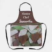 Sea Glass Foto Ocean Treasure Master Koch Schürze (Vorderseite)