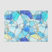 Sea Glass gestanztes Glas Decoupage Seidenpapier (Vorderseite)