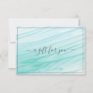Sea Glass Gezeiten Ozeanblau Geschenkgutschein