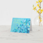 Sea Glass Impressions Geburtstagskarte Karte (Gelbe Blume)