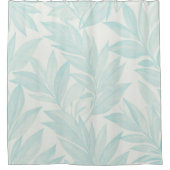 Sea Glass Leaves Duschvorhang (Vorderseite)