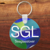 Sea Glass Lover Schlüsselanhänger (Vorderseite)