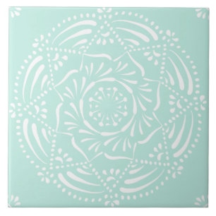 Sea Glass Mandala Fliese