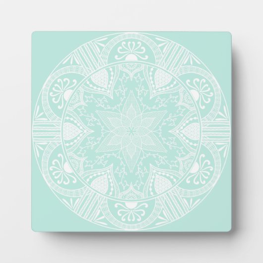 Sea Glass Mandala Fotoplatte (Vorderseite)
