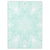 Sea Glass Mandala Klemmbrett (Rückseite)