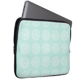 Sea Glass Mandala Laptopschutzhülle (Vorne Rechts)