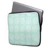 Sea Glass Mandala Laptopschutzhülle (Vorderseite Links)