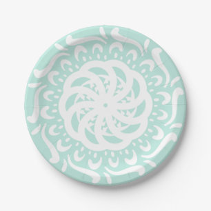 Sea Glass Mandala Pappteller