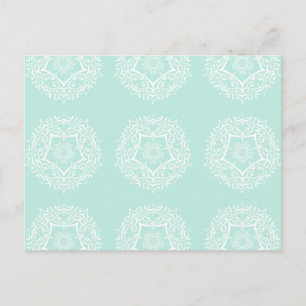 Sea Glass Mandala Postkarte