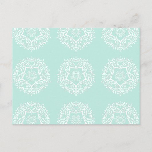 Sea Glass Mandala Postkarte (Vorderseite)