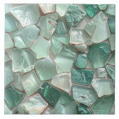 Sea Glass Mosaic Sea Foam Green ID1183 Fliese (Vorderseite)