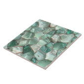 Sea Glass Mosaic Sea Foam Green ID1183 Fliese (Seite)