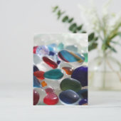 Sea Glass Multi's Postkarte (Stehend Vorderseite)