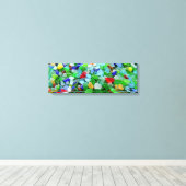 Sea Glass Mural Leinwanddruck (Insitu (Holzboden))