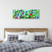 Sea Glass Mural Leinwanddruck (Insitu (Schlafzimmer))