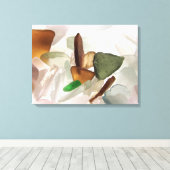 Sea Glass oder Beach Glass Leinwanddruck (Insitu (Holzboden))