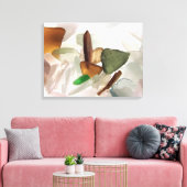 Sea Glass oder Beach Glass Leinwanddruck (Insitu (Wohnzimmer))