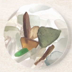 Sea Glass oder Beach Glass Untersetzer