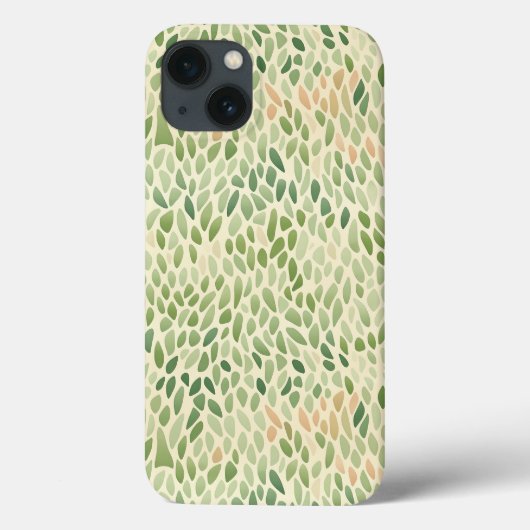 Sea Glass on Sand Abstrakt iPhone Case (Rückseite)