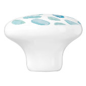 Sea Glass Painting Muster Keramikknauf (Seitenansicht)