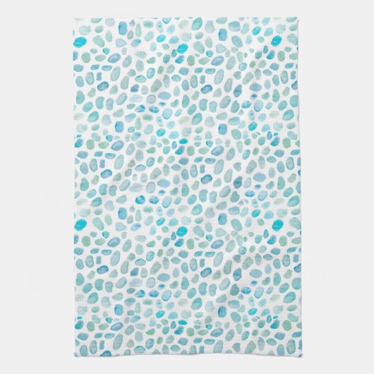 Sea Glass Painting Pattern Küche Handtuch (Vertikal)