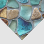 Sea Glass Pattern Decoupage Seidenpapier (Ausschnitt)