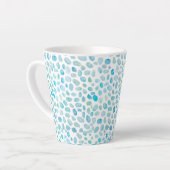 Sea Glass Pebble Painting Beach Tasse (Linke Ecke)