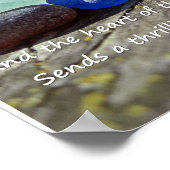 Sea Glass Poster - mit Zitat (Ecke)