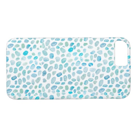 Sea Glass Print Pattern Case-Mate iPhone Case (Rückseite (Horizontal))