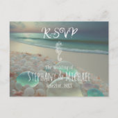 Sea Glass Seepferd Beach UAWG Postkarte (Vorderseite)