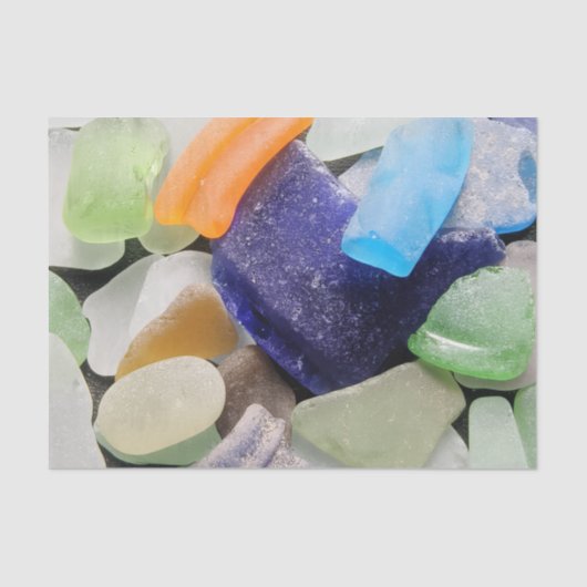Sea Glass Tissue Paper Seidenpapier (Vorderseite)