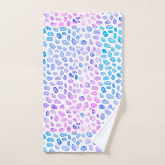 Sea Glass Türkis Muster Beach Badetuch Set (Handtuch)