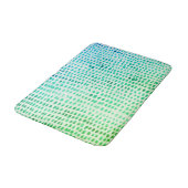 Sea Glass Türkise Beach Pebble Medium Bath Mat Badematte (Schrägansicht)