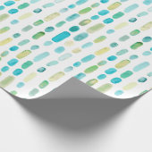 Sea Glass Weihnachtsstuben Geschenkpapier (Ecke)