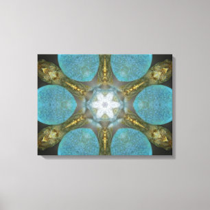 Sea Glass Wellness-Center Mandala Leinwand