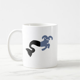 Sea-Goat-Tasse • Klassische Steinbock-Silhouette d Kaffeetasse
