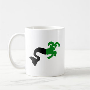 Sea Goat Tasse • Steinbock scharfes Silhouette-Emb