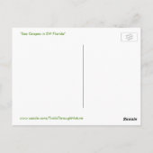 Sea Grapes Tree Bush Florida Postcard Postkarte (Rückseite)