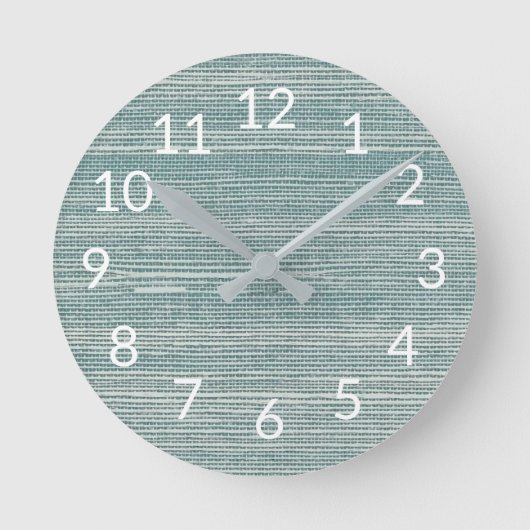 Sea Grass Painting Beach Texture Pattern Runde Wanduhr (Vorderseite)