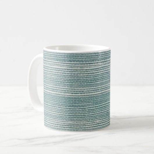 Sea Grass Texture Painting Beach Tasse (Vorderseite Links)