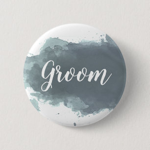Sea-Gray-Wasserfarbe - Schaltfläche "Eigener Groom Button