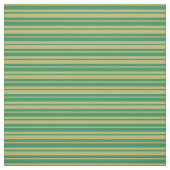 Sea Green & Dark Khaki Lined Pattern Stoff (Muster)