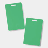Sea Green #EEAD65, Aqua Forest Ausweis (Vorder- & Rückseite)